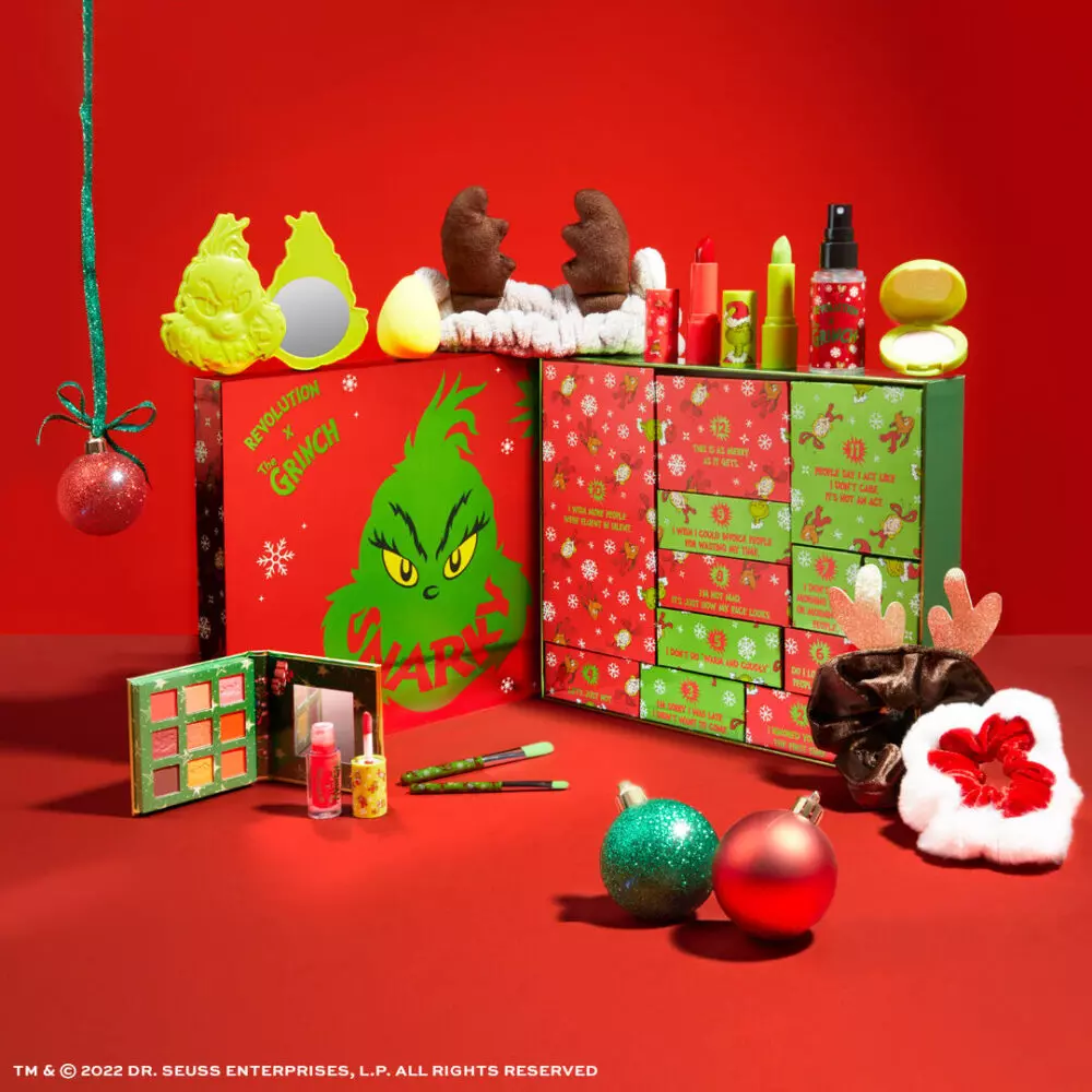 The Grinch popular x Revolution 12 days advent calendar