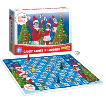 Elf on the Shelf Candy Canes and Ladders Game