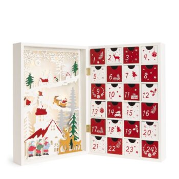 Kaemingk Wood Light-Up Advent Calendar