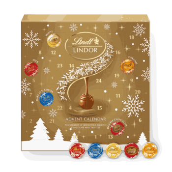 Lindt LINDOR Assorted Mini Advent Calendar 109g