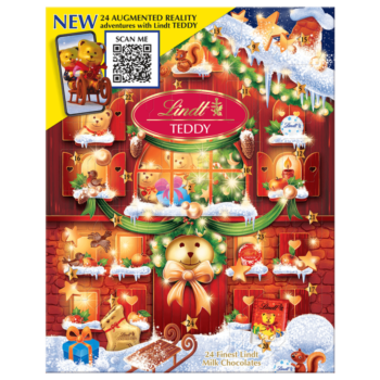 Lindt TEDDY Augmented Reality Advent Calendar 250g