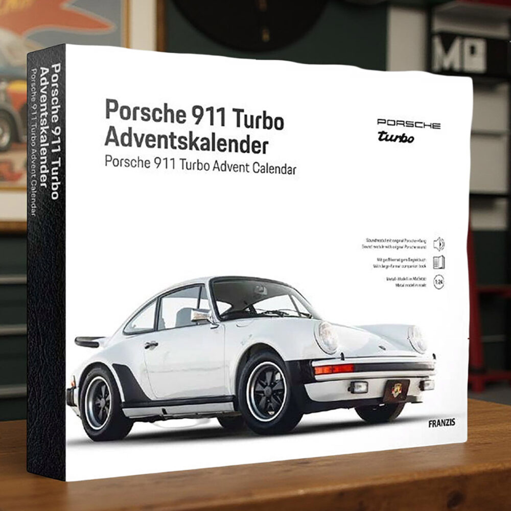 Franzis Porsche 911 Turbo Advent Calendar With Bilingual Heritage Book - white by Menkind - Image 2