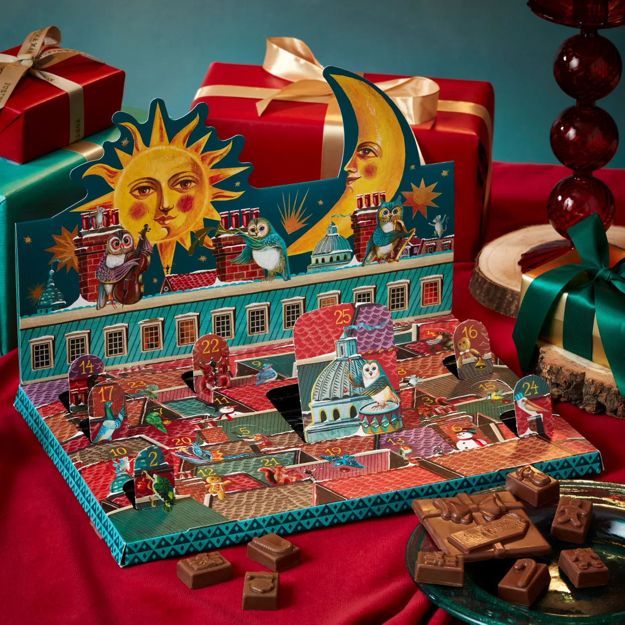 Pop Up Milk Chocolate Christmas Advent Calendar, 195g - Image 4