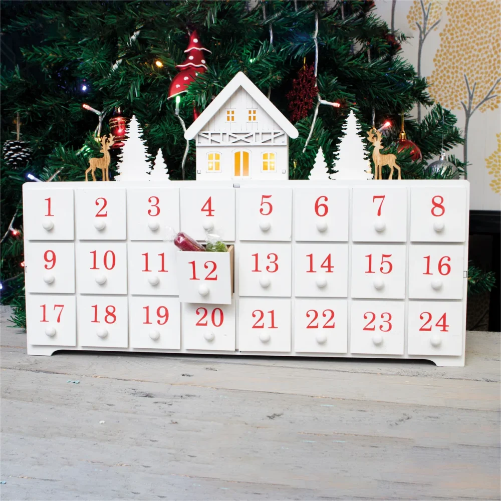 Wooden Advent Calendar By St. Helens Home & Garden - Image 4