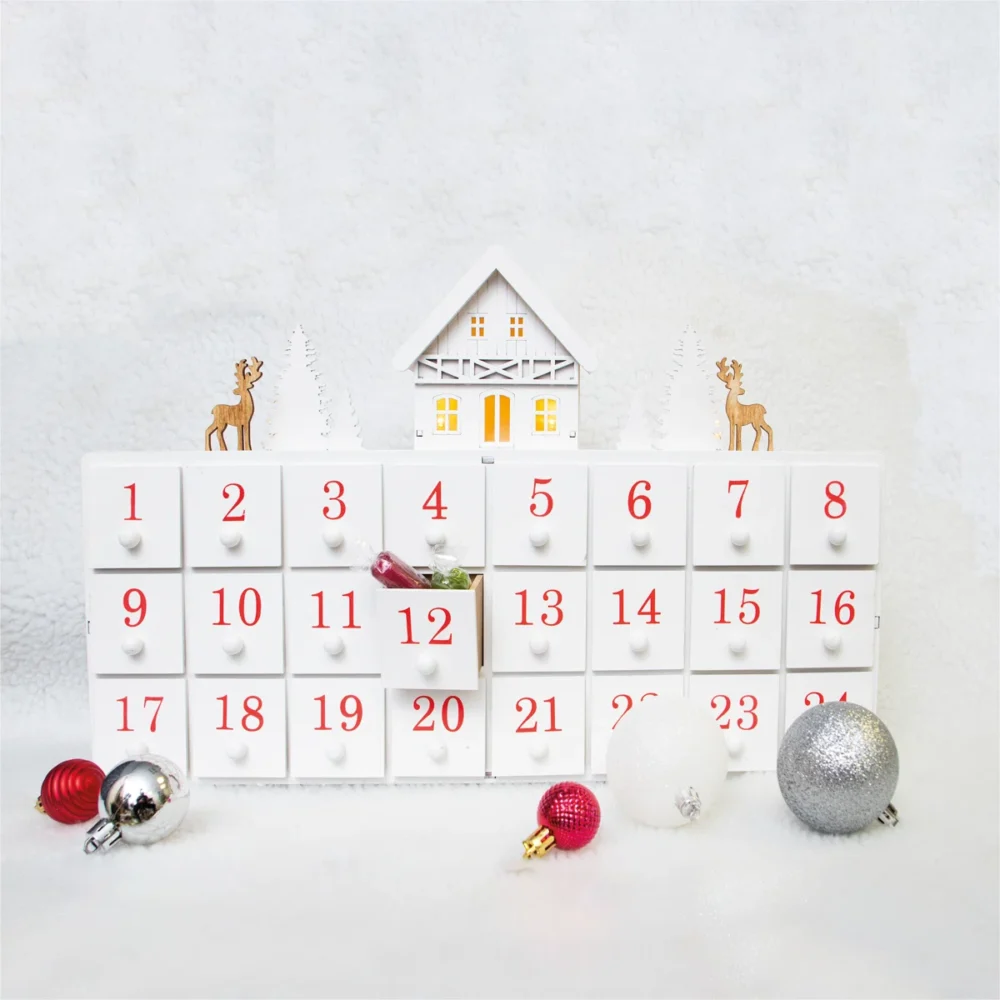 Wooden Advent Calendar By St. Helens Home & Garden