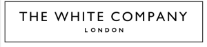 The white company logo